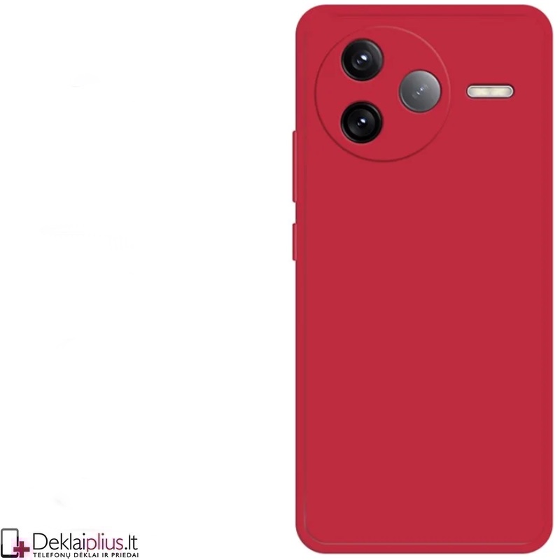 Liquid Air guminis raudonas dėklas - su kameros apsauga (Xiaomi Poco F7 Pro) Liquid Air guminis raudonas dėklas - su kameros apsauga (Xiaomi Poco F7 Pro)